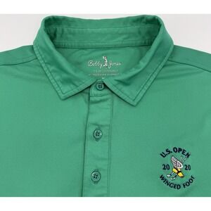 Bobby Jones Golf Polo Men XL Green US Open Winged Foot 2020 Performance